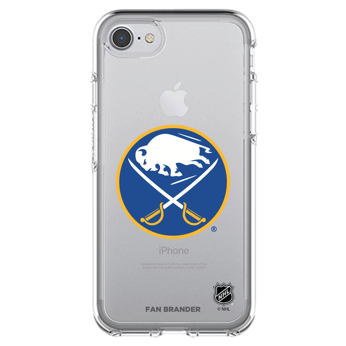 OtterBox Clear Symmetry Phone case with Buffalo Sabres Primary Logo