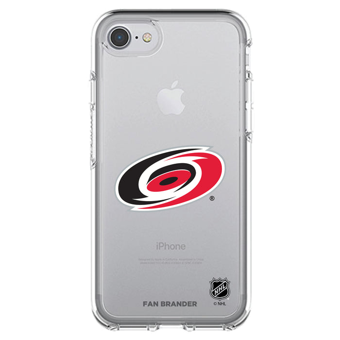 OtterBox Clear Symmetry Phone case with Carolina Hurricanes Primary Logo