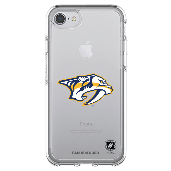OtterBox Clear Symmetry Phone case with Nashville Predators Primary Logo