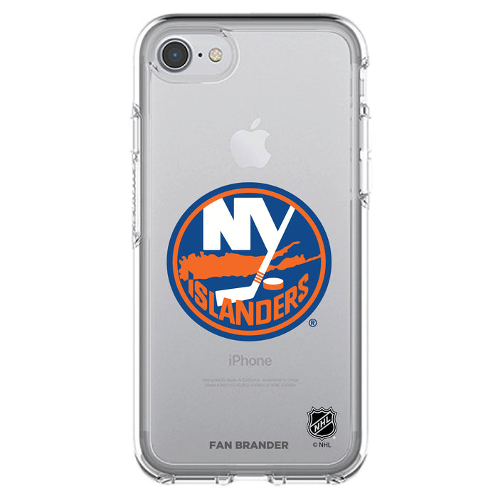 OtterBox Clear Symmetry Phone case with New York Islanders Primary Logo