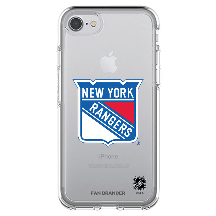 OtterBox Clear Symmetry Phone case with New York Rangers Primary Logo
