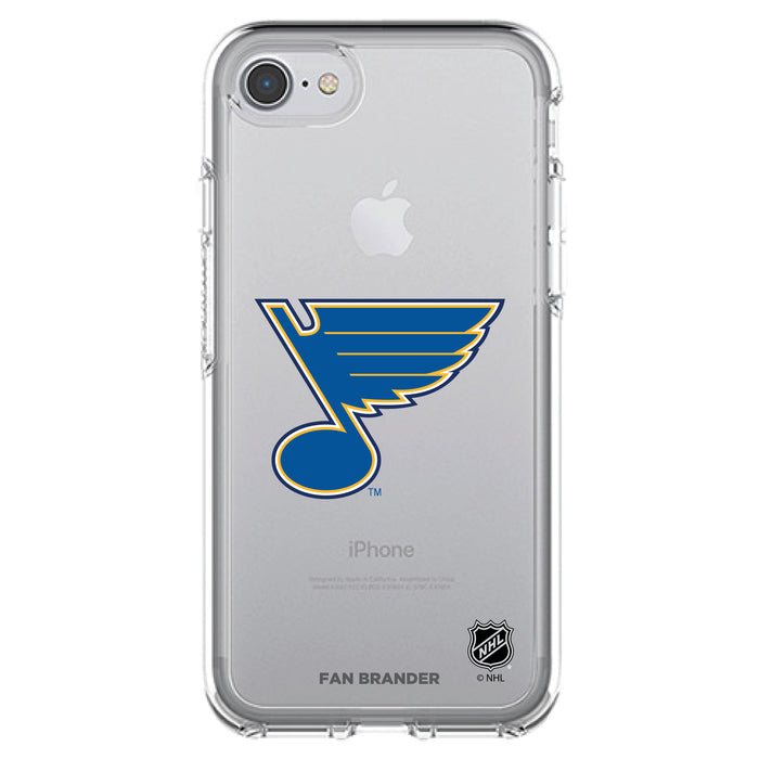 OtterBox Clear Symmetry Phone case with St. Louis Blues Primary Logo