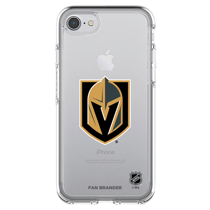 OtterBox Clear Symmetry Phone case with Vegas Golden Knights Primary Logo