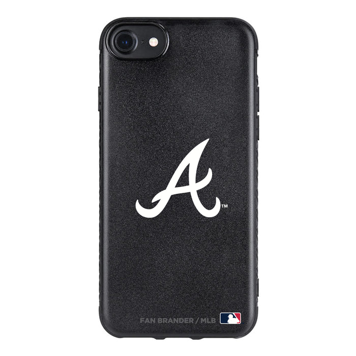 Fan Brander Black Slim Phone case with Atlanta Braves Primary Logo