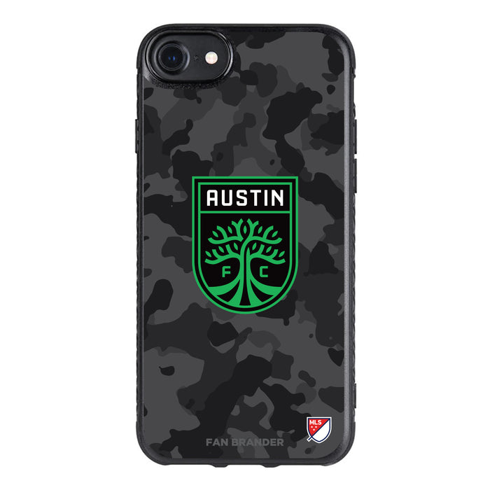 Fan Brander Black Slim Phone case with Austin FC Urban Camo design