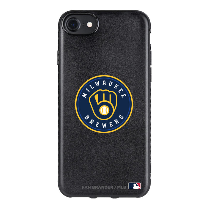 Fan Brander Black Slim Phone case with Milwaukee Brewers Primary Logo