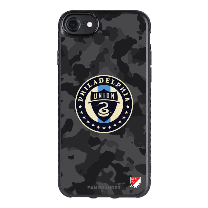 Fan Brander Black Slim Phone case with Philadelphia Union Urban Camo design