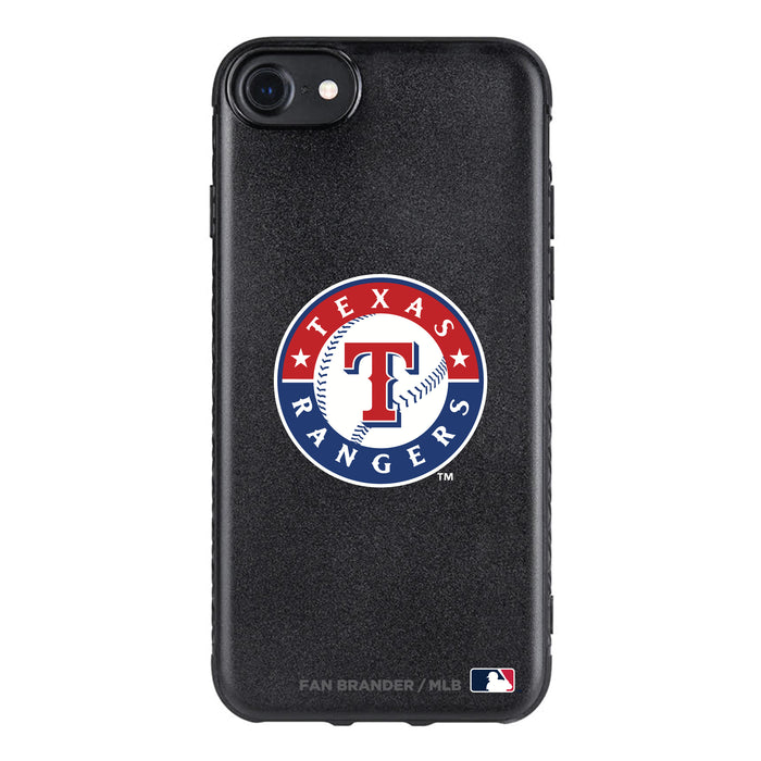 Fan Brander Black Slim Phone case with Texas Rangers Primary Logo