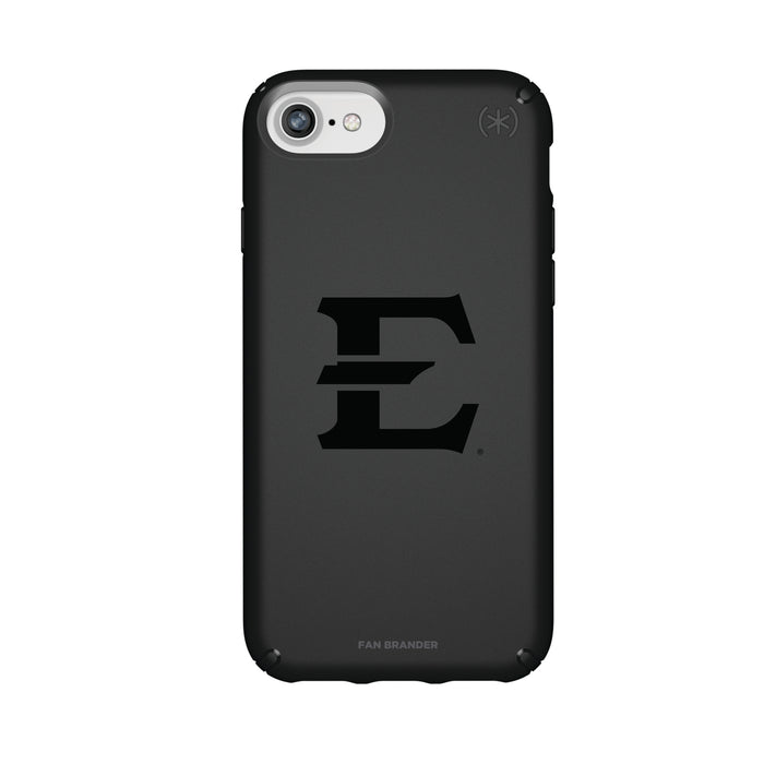 Speck Black Presidio Series Phone case with Eastern Tennessee State Buccaneers Primary Logo in Black