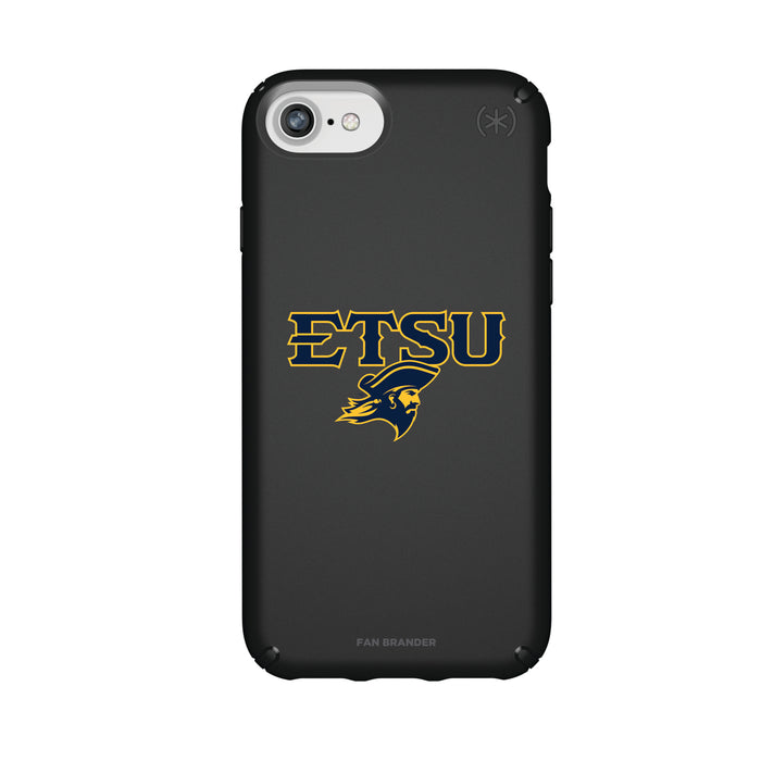 Speck Black Presidio Series Phone case with Eastern Tennessee State Buccaneers Secondary Logo