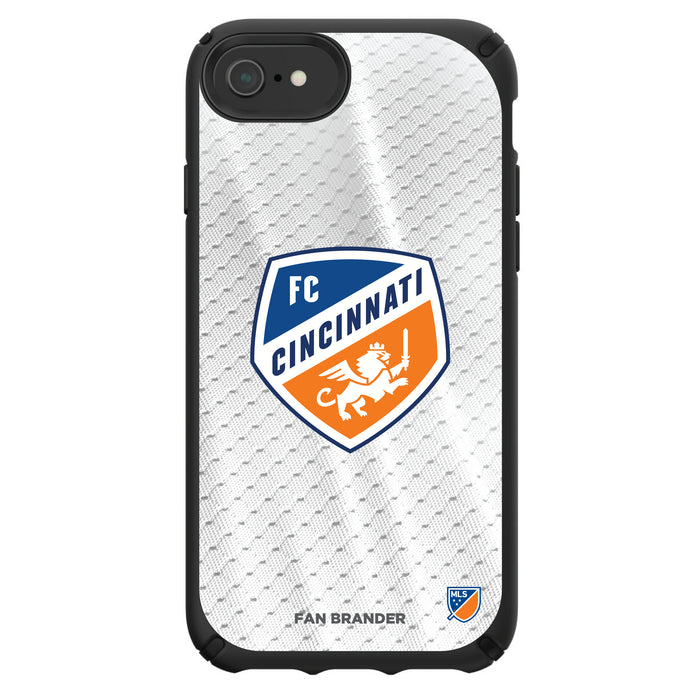 Speck Black Presidio Series Phone case with FC Cincinnati Primary Logo with Jersey design