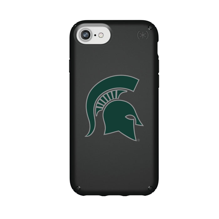 Speck Black Presidio Series Phone case with Michigan State Spartans Primary Logo