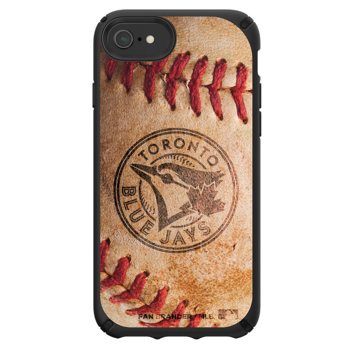 Speck Black Presidio Series Phone case with Toronto Blue Jays Primary Logo with Baseball Design