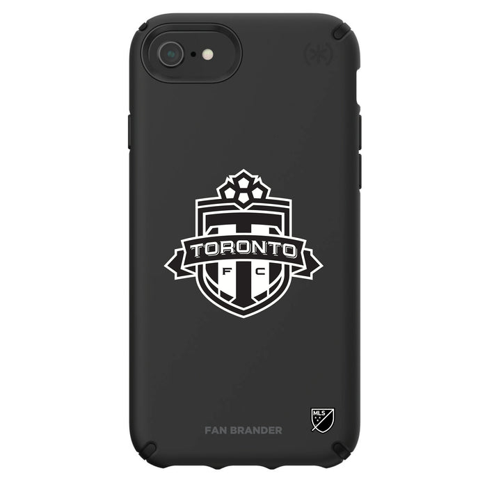 Speck Black Presidio Series Phone case with Toronto FC Primary Logo in Black and White