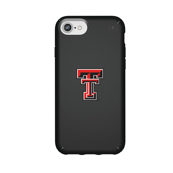 Speck Black Presidio Series Phone case with Texas Tech Red Raiders Primary Logo