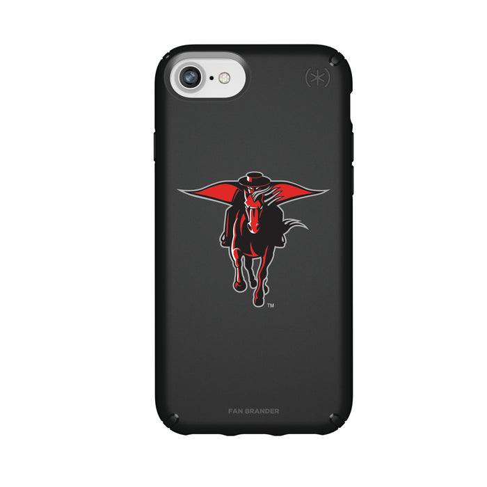 Speck Black Presidio Series Phone case with Texas Tech Red Raiders Secondary Logo