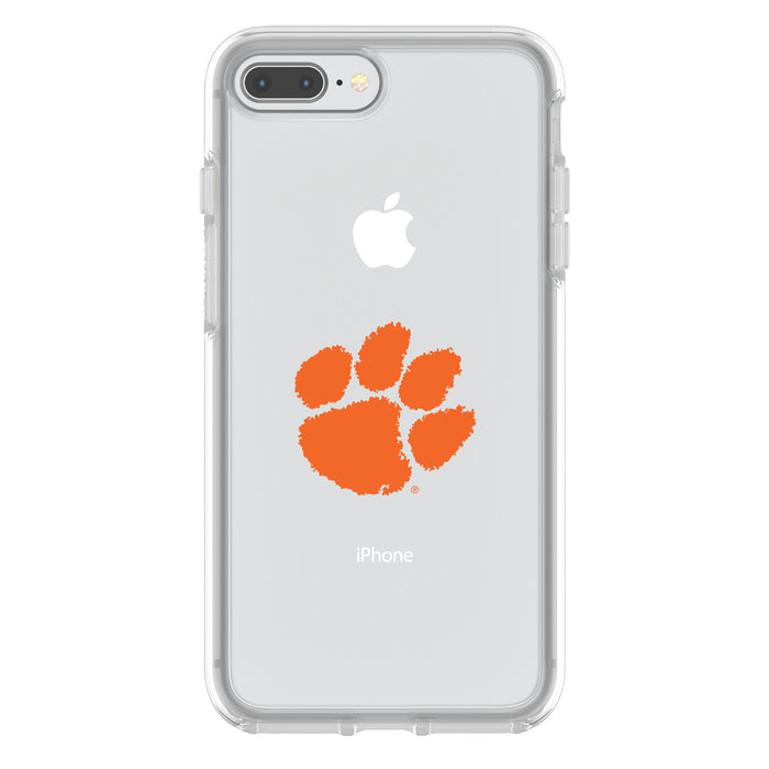 OtterBox clear Phone case with Clemson Tigers Primary Logo