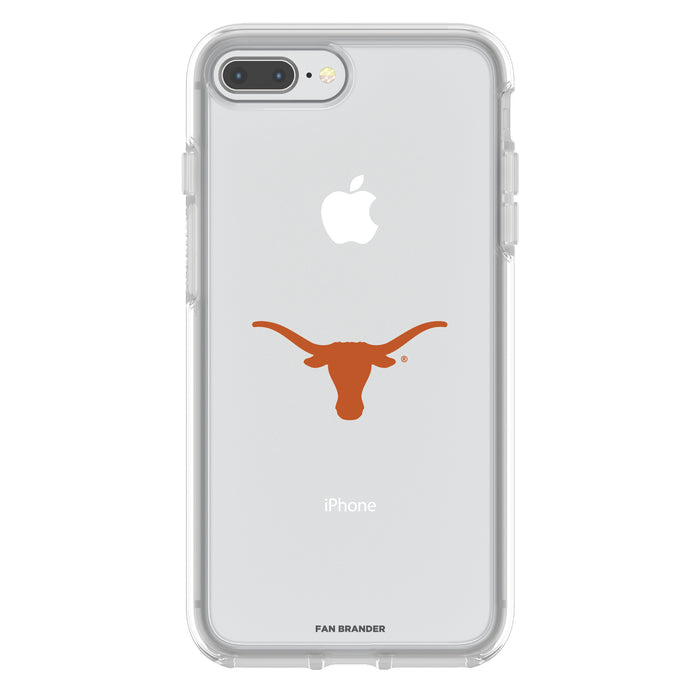 OtterBox clear Phone case with Texas Longhorns  Primary Logo