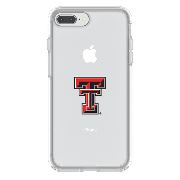 OtterBox clear Phone case with Texas Tech Red Raiders Primary Logo