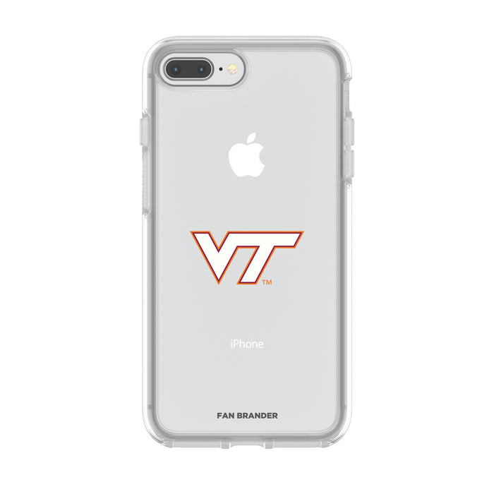 OtterBox clear Phone case with Virginia Tech Hokies Primary Logo