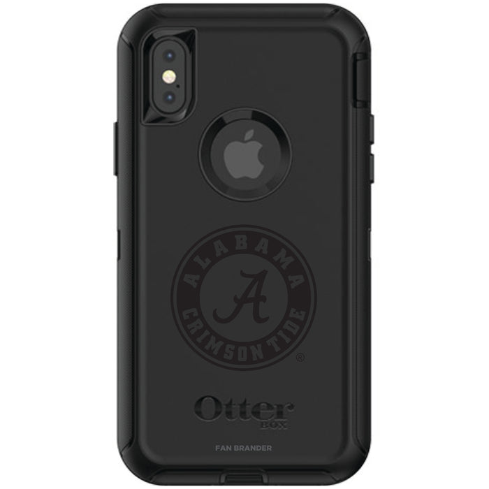 OtterBox Black Phone case with Alabama Crimson Tide Primary Logo in Black