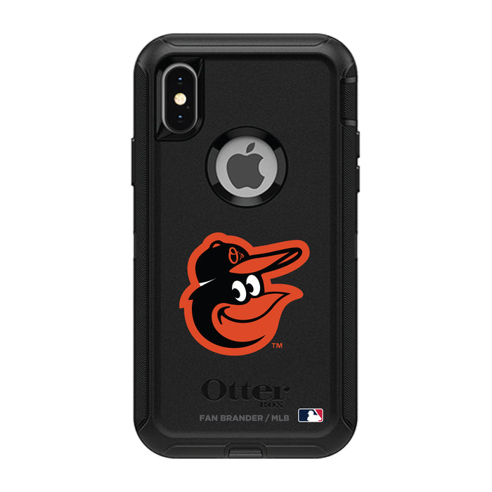 OtterBox Black Phone case with Baltimore Orioles Primary Logo