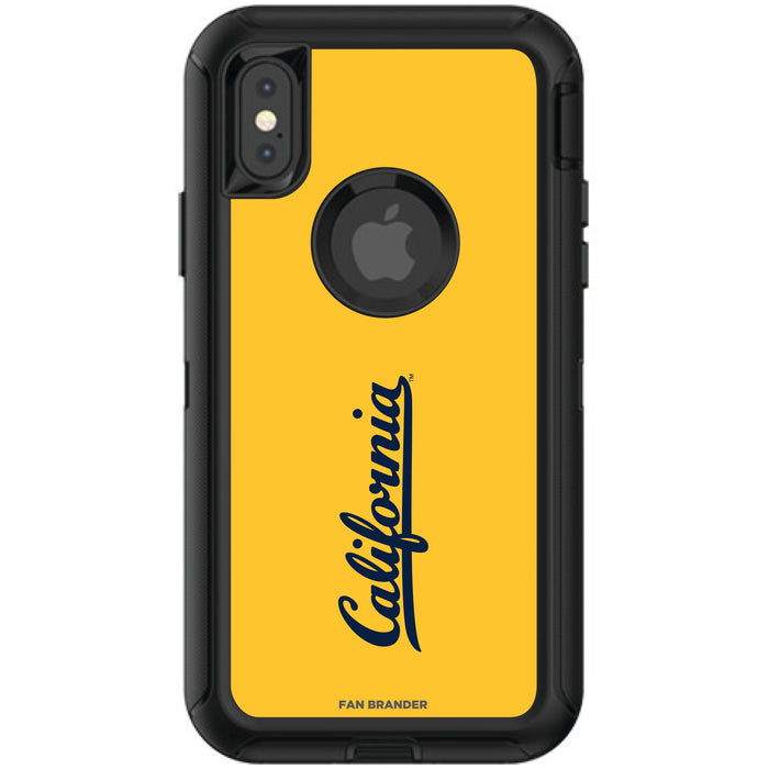OtterBox Black Phone case with California Bears Wordmark Design