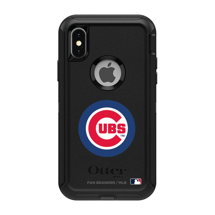 OtterBox Black Phone case with Chicago Cubs Primary Logo