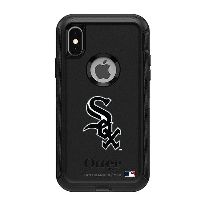 OtterBox Black Phone case with Chicago White Sox Primary Logo