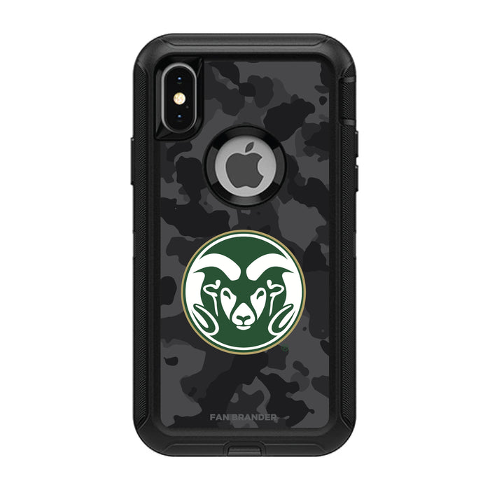 OtterBox Black Phone case with Colorado State Rams Urban Camo Background