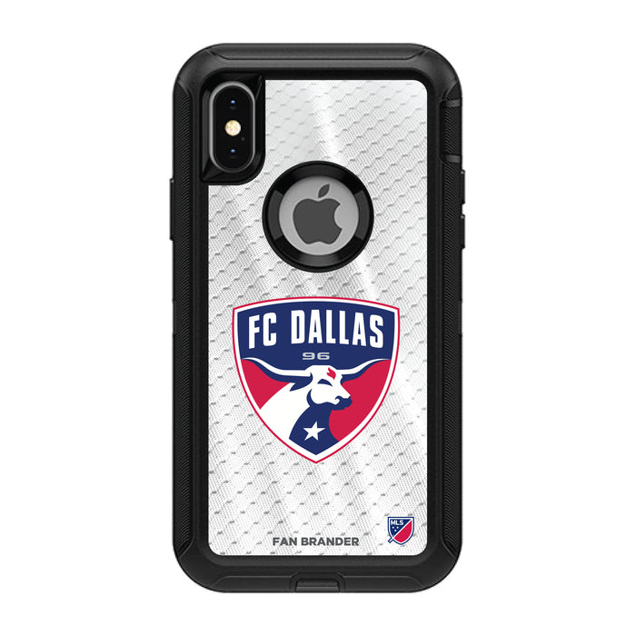 OtterBox Black Phone case with FC Dallas Primary Logo on Jersey Design