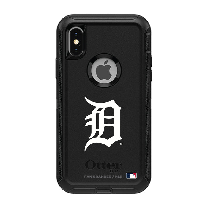 OtterBox Black Phone case with Detroit Tigers Primary Logo