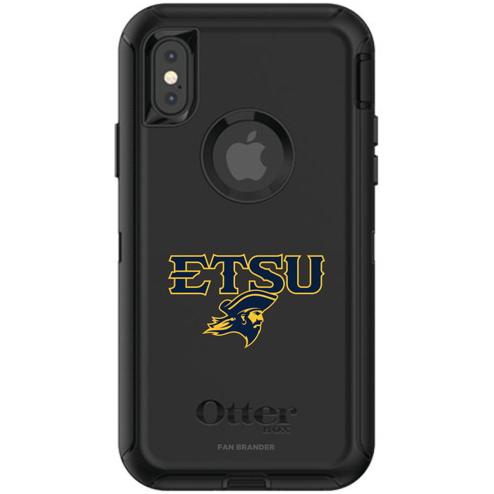 OtterBox Black Phone case with Eastern Tennessee State Buccaneers Secondary Logo