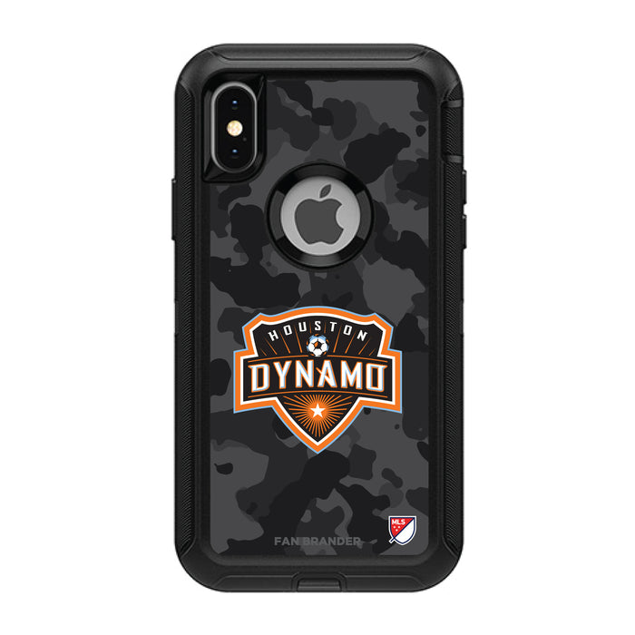 OtterBox Black Phone case with Houston Dynamo Urban Camo Design