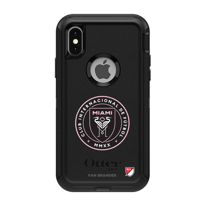 OtterBox Black Phone case with Inter Miami CF Primary Logo