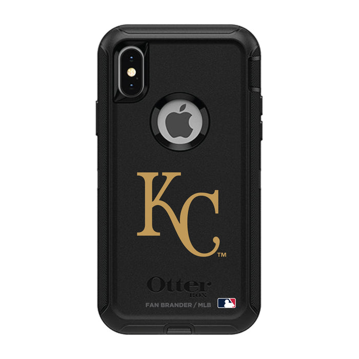 OtterBox Black Phone case with Kansas City Royals Primary Logo