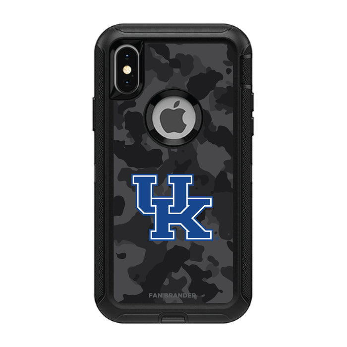 OtterBox Black Phone case with Kentucky Wildcats Urban Camo Background