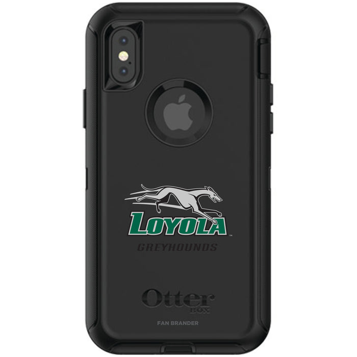 OtterBox Black Phone case with Loyola Univ Of Maryland Hounds Primary Logo