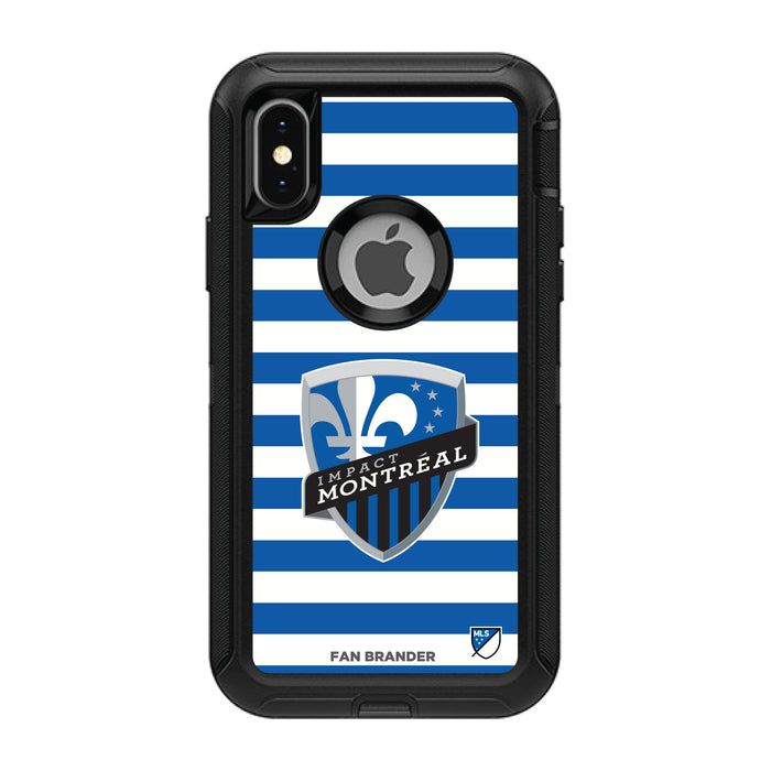 OtterBox Black Phone case with Montreal Impact Stripes