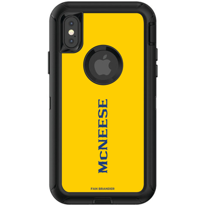 OtterBox Black Phone case with McNeese State Cowboys Wordmark Design