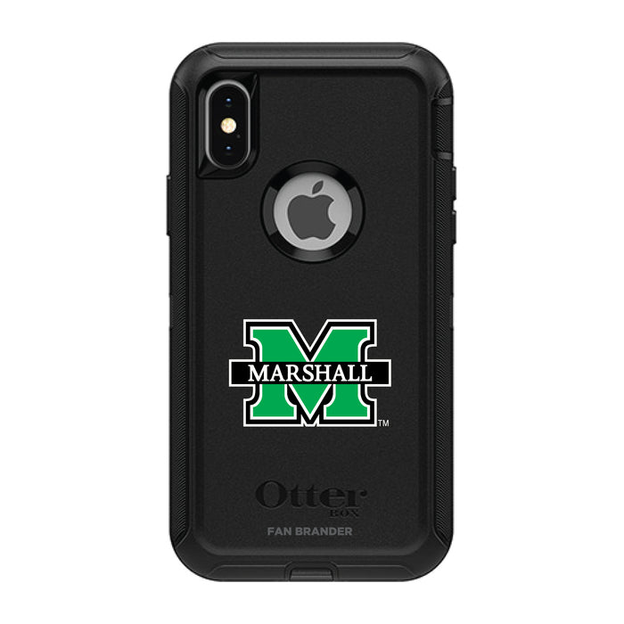 OtterBox Black Phone case with Marshall Thundering Herd Primary Logo