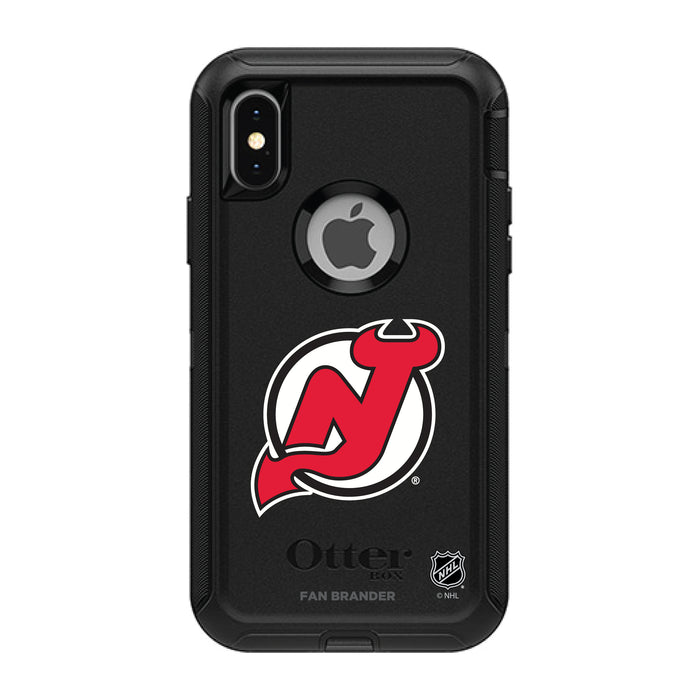 OtterBox Black Phone case with New Jersey Devils Primary Logo