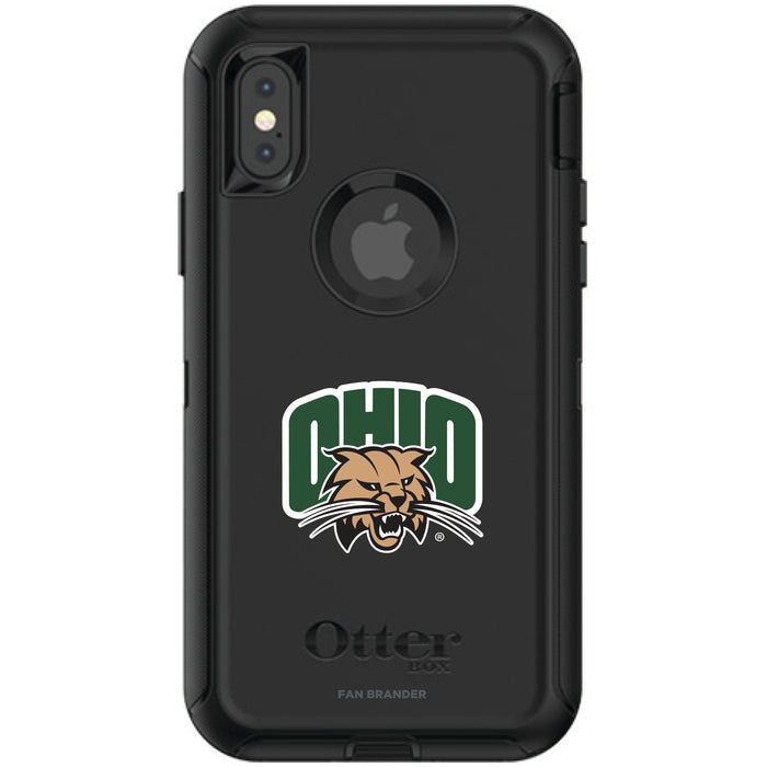 OtterBox Black Phone case with Ohio University Bobcats Primary Logo