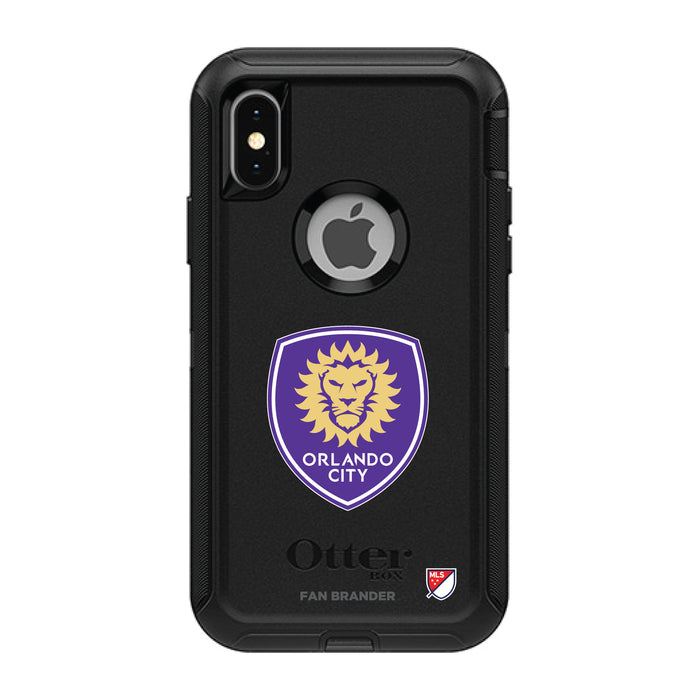 OtterBox Black Phone case with Orlando City SC Primary Logo