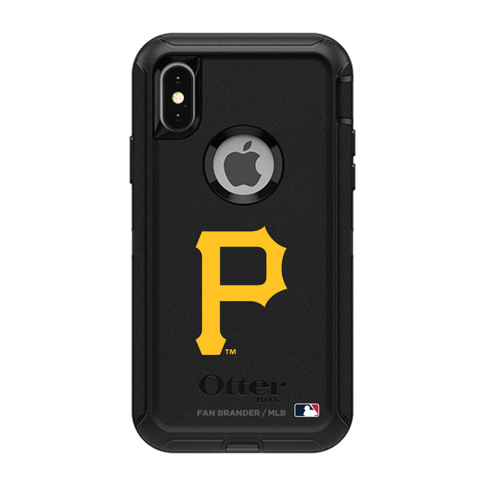 OtterBox Black Phone case with Pittsburgh Pirates Primary Logo