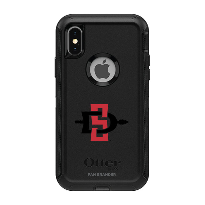 OtterBox Black Phone case with San Diego State Aztecs Primary Logo