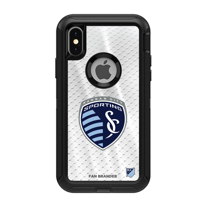 OtterBox Black Phone case with Sporting Kansas City Primary Logo on Jersey Design