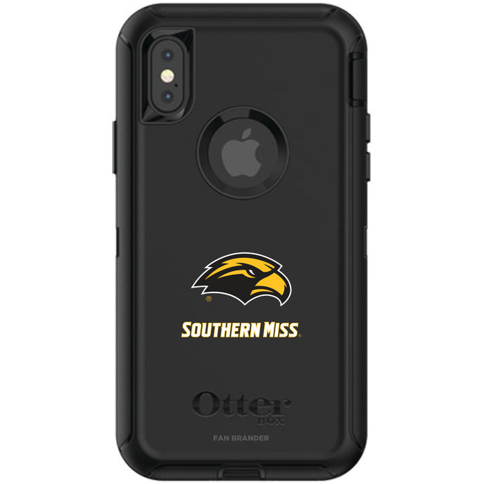 OtterBox Black Phone case with Southern Mississippi Golden Eagles Primary Logo