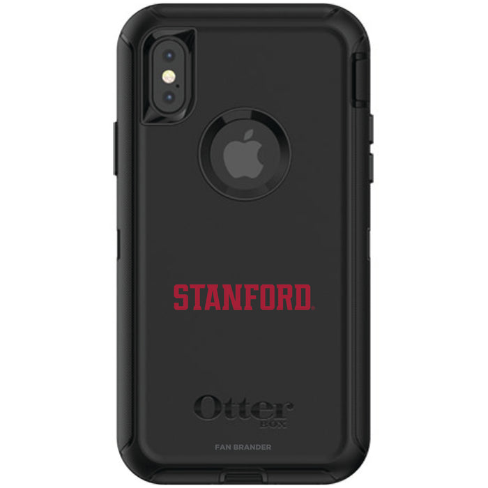 OtterBox Black Phone case with Stanford Cardinal Secondary Logo