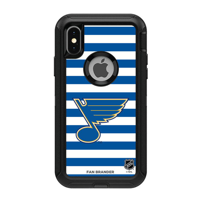 OtterBox Black Phone case with St. Louis Blues Stripes